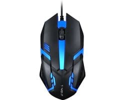 DMV Gaming muis - RGB verlichting - Computermuis met draad - USB-kabel - Links-/rechtshandig