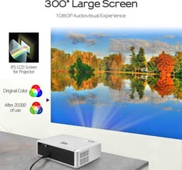 Belesy M19 - Full HD 4K Beamer - 6.800 Lumen — thumbnail 4