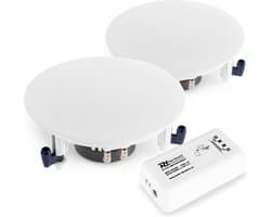 Inbouw speaker - 2x plafond speaker Power Dynamics ESCS6 + Bluetooth versterker Power Dynamics BT10 - Complete set voor kantoor, hal, wachtkamer, etc.