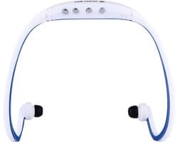 SH-W3 Life Waterproof Sweatproof Stereo Sport Oordopjes Oortelefoon In-ear hoofdtelefoon Headset met Micro SD / TF-kaart, voor smartphones & iPad & laptop & notebook & MP3 of andere audio-apparaten, maximale opslag SD-kaart: 32 GB (wit + d