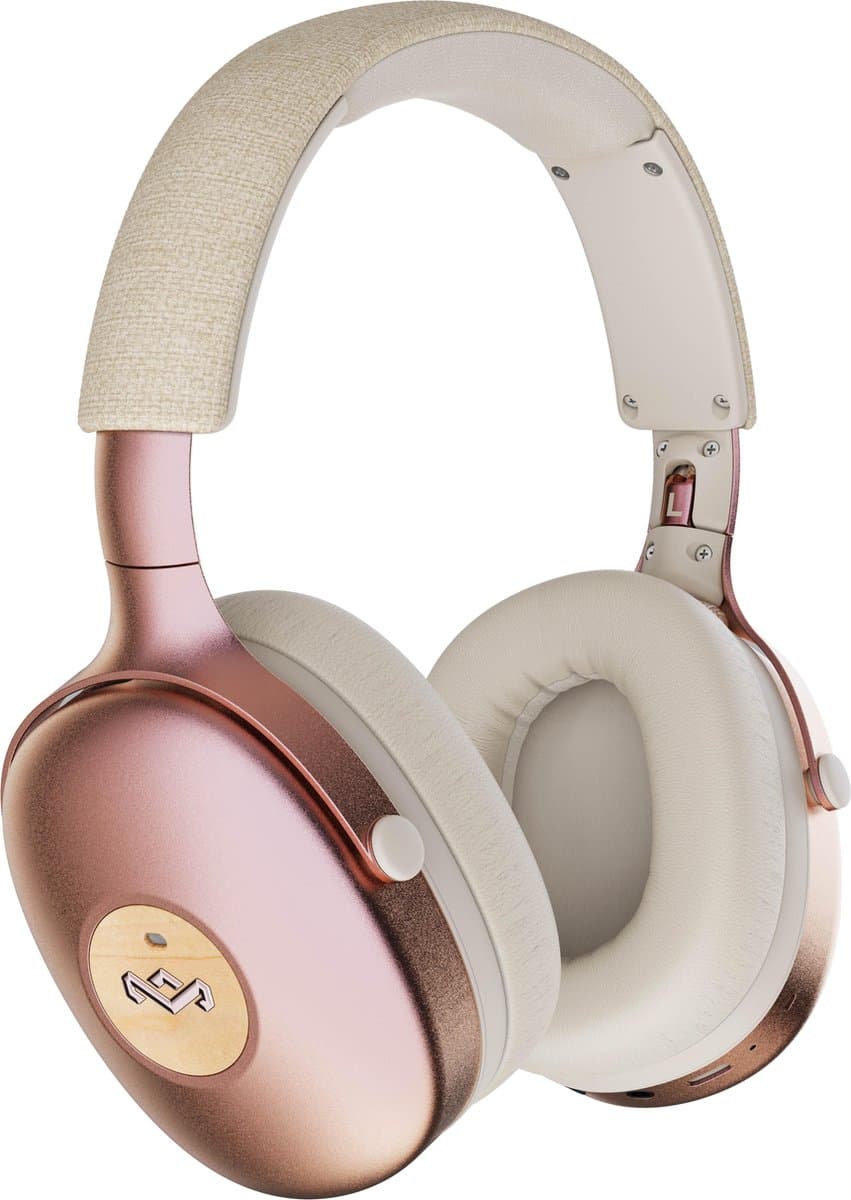 House of Marley Positive Vibration XL ANC Draadloze Koptelefoon - Ruisonderdrukking - Roze — afbeelding 1
