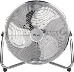 Zilan - Vloerventilator - Heavy duty - retro look - aluminium - 14 inch — thumbnail 1