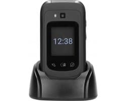Fysic F25 - Eenvoudige Mobiele Klaptelefoon voor Senioren – 4G Smartphone met SOS Paniekknop – Zwart
