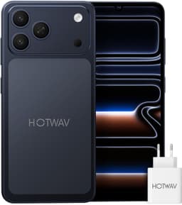 HOTWAV A17 Pro Max smartphone met Android 16 - 4 GB+128 GB opslag - mobiele telefoon 5160 mAh - Goedkope smartphone - Zwart — thumbnail 1