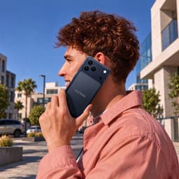 HOTWAV A17 Pro Max smartphone met Android 16 - 4 GB+128 GB opslag - mobiele telefoon 5160 mAh - Goedkope smartphone - Zwart — thumbnail 3