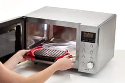 Magnetrongrill - 900 W - Rood/Zwart - XL — thumbnail 3