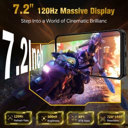 OUKITEL WP60 5G Outdoor Smartphone-48GB RAM-512GB ROM-7,2 Inch 120Hz HD-10000mAh 33W-IP68 — thumbnail 2