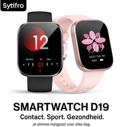 Sytifro Smartwatch Dames met 2 Verwisselbare Bandjes - Bluetooth Bellen - 1.83 Inch HD Scherm - Hartslagmeter - Slaapmonitor - Stappenteller - IP68 - Geschikt voor iOS & Android - Roze — thumbnail 3