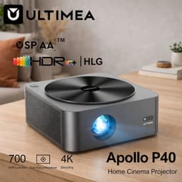 Beamer Apollo P40 - 700 ANSI Lumen - 1920 x 1080 Resolutie - LCD - Wit - Voor Thuisbioscoop — thumbnail 1