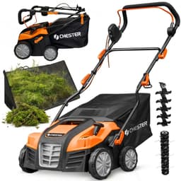 Elektrische 2-in-1 Verticuteerder en Ontmosser – 1800W – 40 cm – 55 L Opvangzak – CHESTER — thumbnail 1
