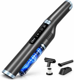 Draadloze Handstofzuiger 250W met LCD Display - 22kPa Zuigkracht - Dubbel HEPA en Metalen Filter - Voor Auto en Meubels — thumbnail 1