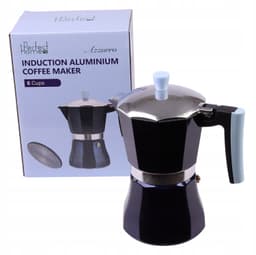 Merkloze Aluminium Koffiezetter voor 6 Kopjes (300 ml) - Geschikt voor Inductie — thumbnail 1