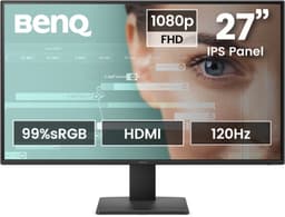 BenQ GW2791P Monitor met Speakers - 27 Inch Full HD IPS Scherm - 120Hz - 1ms MPRT - Eye Care - DisplayPort & HDMI — thumbnail 1