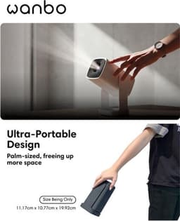 Beamer En Mini Projector - Enige Uitvoering - 8W Bluetooth Speaker - LED - Wit - Voor Thuisbioscoop — thumbnail 5