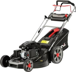 YATO YT-85506 Zelftrekkende Benzine Grasmaaier 56 cm (22") - Loncin V200 196 cc (3.5 kW / 4.76 PK) - 4-in-1 Cirkelmaaier met Mulching - Big Wheel (12" Achterwielen) - Stalen Dek & Bekerhouder — thumbnail 2