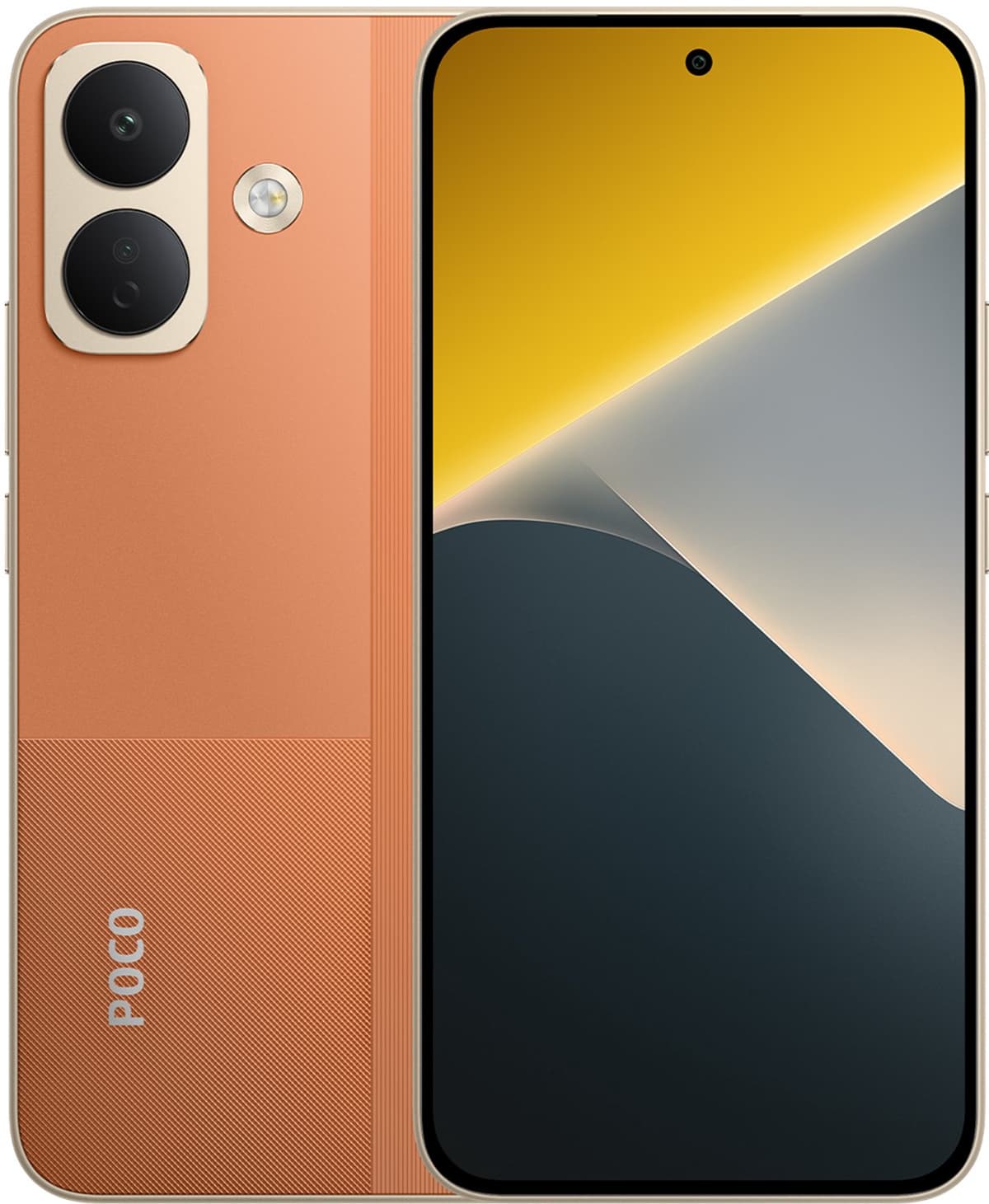 Xiaomi POCO X8 - 8GB RAM - 256GB - Orange - Enorme 8340mAh batterij met 67W HyperCharge - 6.83" 1,5K ultrahelder AMOLED-display - Gesegmenteerd patroonontwerp met robuuste afwerking — afbeelding 1