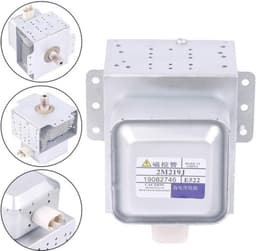 Magnetrononderdeel - Reserveonderdeel voor oven - Reparatie van apparaat - Metalen constructie - 15 x 15 x 15 cm - Zilver — thumbnail 2
