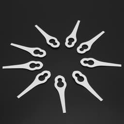 Dailygoods- Maaimessen 50 Stuks - Kunststof - Grasmaaier Mes - Geschikt voor ALM 28/30 - Duurzaam - Efficiënt Maai-effect - Grasmaaierbladen — thumbnail 2