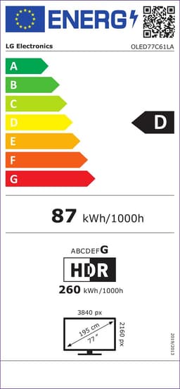 LG C6 OLED77C61LA - 77 inch - 4K OLED - 2026 - Smart TV - Buitenlands model — thumbnail 2