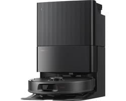 Roborock Qrevo S5V-Robotstofzuiger met dock-12000 Pa zuigkracht-FlexiArm-dweilen-Reactief obstakel vermijden-Dubbele anti-klitfunctie-Warmeluchtdroging-Obstakelvermijding en slimme navigatie-Zwart