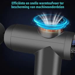 Mini Massagepistool - Massagegun - Ultrastil - 99 Snelheden - 8 Massagekoppen - LCD-Scherm - Draagbaar - Elektrische Spiermassager - Massageapparaat — thumbnail 2