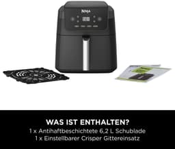 Ninja AF170EU Airfryer - 6.2 Liter - Zwart — thumbnail 2