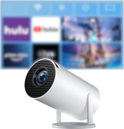 SNJY® Mini Beamer - Mini Projector - Beamer Full HD - 180° Draaibaar - Wit — thumbnail 1