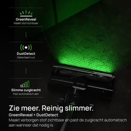 Skrub The Finest Power Steelstofzuiger Draadloos 500W - Stofzuiger zonder zak - Kruimeldief - Matrasborstel - 32 kPa - 60 Min - HEPA H13 — thumbnail 2