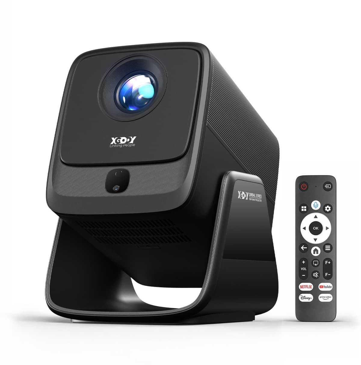 XGODY N7 - Smart Beamer - Whale OS - 1080P - 1000 ANSI - 4K-decodering — afbeelding 1
