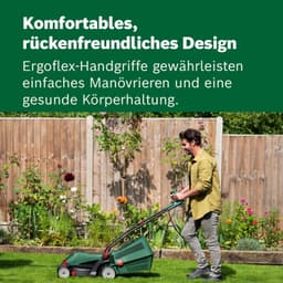 Elektrische Grasmaaier - Laura Homestore PowerCut 37 - Met Opvangbak 40L & Ergoflex Handgrepen - Cirkelmaaier 1400W - Maaibreedte 37 cm - Gazonmaaier Stil & Krachtig — thumbnail 1