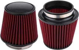 Auto luchtfilter hoge stroom inlaat luchtinlaat ronde kegel luchtfilter reiniger klem-op motor luchtfilter (100 mm) — thumbnail 5