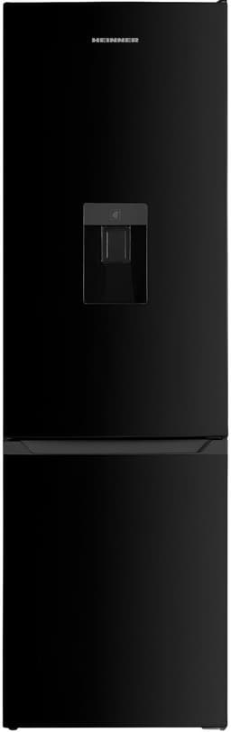 Heinner HC-HM260INVBKWDD Koel-vriescombinatie met Waterdispenser – 260 L – Inverter Compressor – Energieklasse D – Elektronische Bediening met Instelbare Thermostaat – Omkeerbare Deuren – Zwart – 5 Jaar Garantie — thumbnail 1