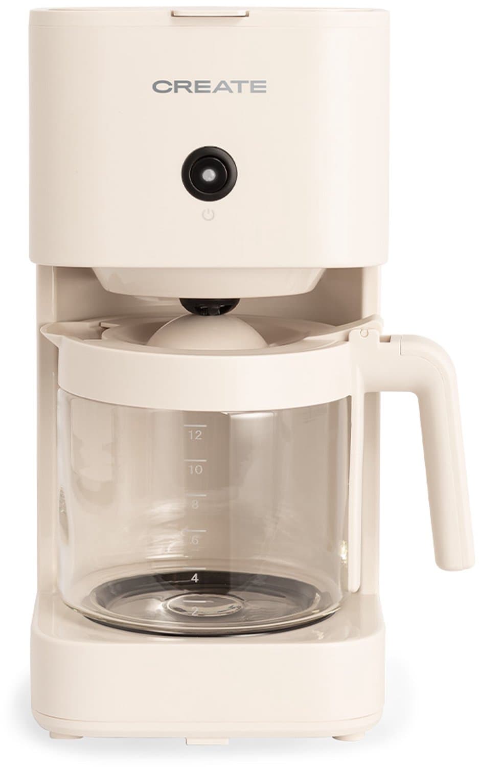 CREATE - Filterkoffiezetapparaat van 1,5 liter met warmhoudfunctie - Gebroken wit - THERA DRIP — afbeelding 1