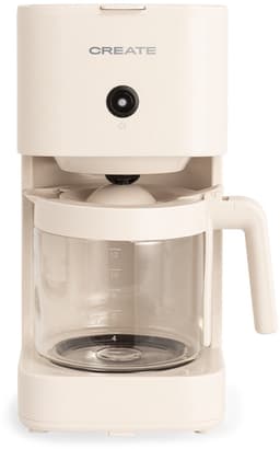 CREATE - Filterkoffiezetapparaat van 1,5 liter met warmhoudfunctie - Gebroken wit - THERA DRIP — thumbnail 1