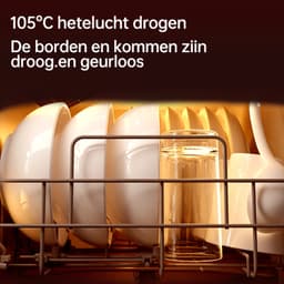 Tafelmodel vaatwasser compact 3 couverts met desinfectie, droging, UV-sterilisatie en warmeluchtfunctie voor keuken — thumbnail 4