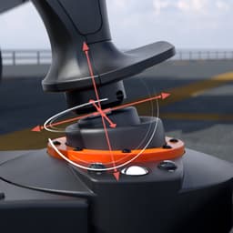 THRUSTMASTER T.FLIGHT HOTAS NEO ACE COMBAT 8 WINGS OF THEVE Edition – Flight joystick & throttle met vibratiefeedback - Xbox Series X|S, Xbox One, PC - Officieel gelicentieerde simulatiecontroller — thumbnail 3