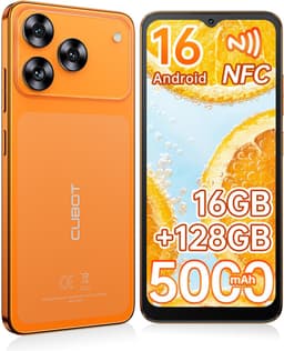 CUBOT A50 Smartphone - 20GB RAM - 128GB ROM - 6,58" - Android 16 - 5000 mAh - NFC - GPS - Oranje — thumbnail 1
