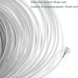 Nylon Trimmerdraad met Staal 3mm x 45m voor Grasmaaier — thumbnail 2