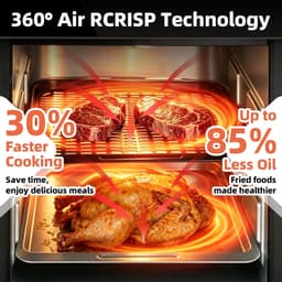16L, 8-in-1 Heteluchtfriteuse Oven van RVS — thumbnail 3