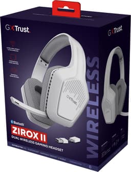 Trust GXT 425W Zirox II - Gaming Headset - Draadloos - 50mm Drivers - Over-ear - Wit — thumbnail 4