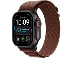Apple Watch Ultra 4 - 49 mm - Rood Alpine-bandje - M