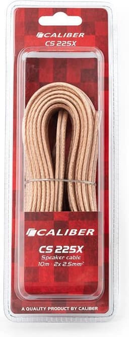Caliber Speaker Kabel - Luidsprekerkabel - 2x2,5mm - 10 meter Speakerdraad - Transparant - CCA(CS225X) — thumbnail 1