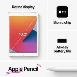 Apple iPad (2020) - 10.2 inch - WiFi + 4G - 32GB - Zilver — thumbnail 11