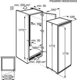AEG SKE818E1DS - Inbouwkoelkast - 314 liter — thumbnail 5