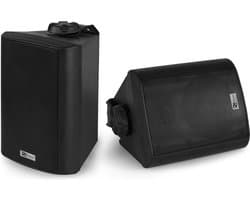 Speakerset, geschikt voor buiten - Power Dynamics BC40V zwarte speakerset voor 100V system