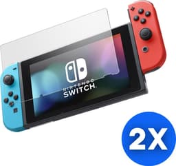 9H Tempered Glass Screen Protector - 2 stuks - Geschikt voor Nintendo Switch — thumbnail 1