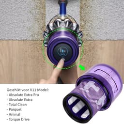 HEPA-filter - 3 stuks - Geschikt voor Dyson V11, SV14 en V15 steelstofzuigers — thumbnail 3