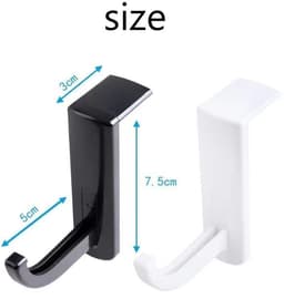 Hoofdtelefoonhouder met zelfklevende haak - Universele headsetstandaard (4 stuks) — thumbnail 2