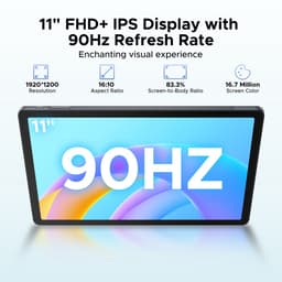 Doogee Tab E3 -Tablet-Android 15- 11 inch 90Hz FHD+ - 4G LTE-Gemini AI-32GB ROM+256GB ROM（2TB TF）-Helio G100-8800mAh/18W-Dubbele luidsprekers-Face ID-5G Wi-Fi-A GPS-GPS-Grijs — thumbnail 5