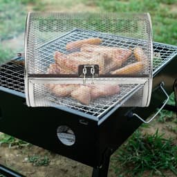 Draaimand voor Barbecue en Airfryer - RVS Rooster — thumbnail 3